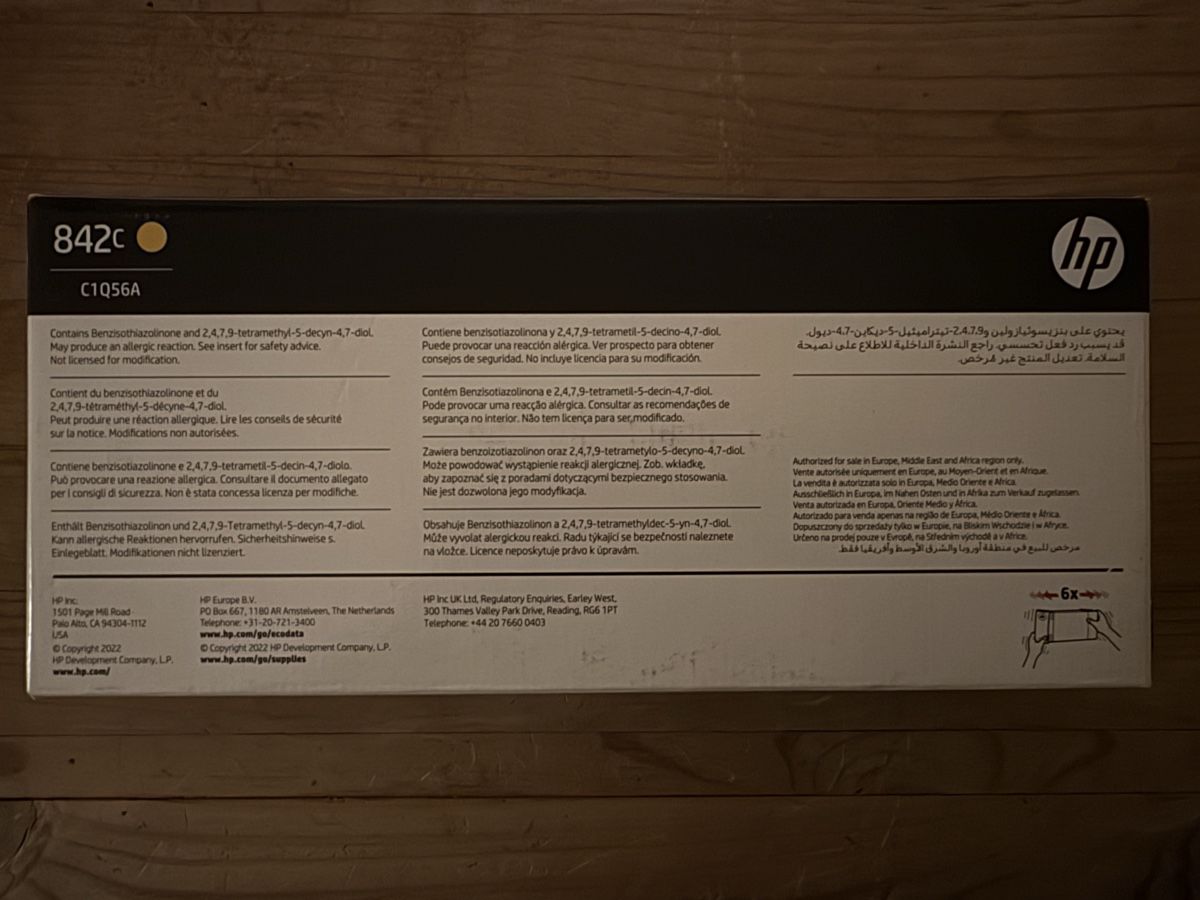 Hewlett Packard Cartucce per stampanti & toner: hp PageWide XL 842c Gelb – Nuovo e nell'imballaggio originale da Dietikon venduto da c.froehlich 1