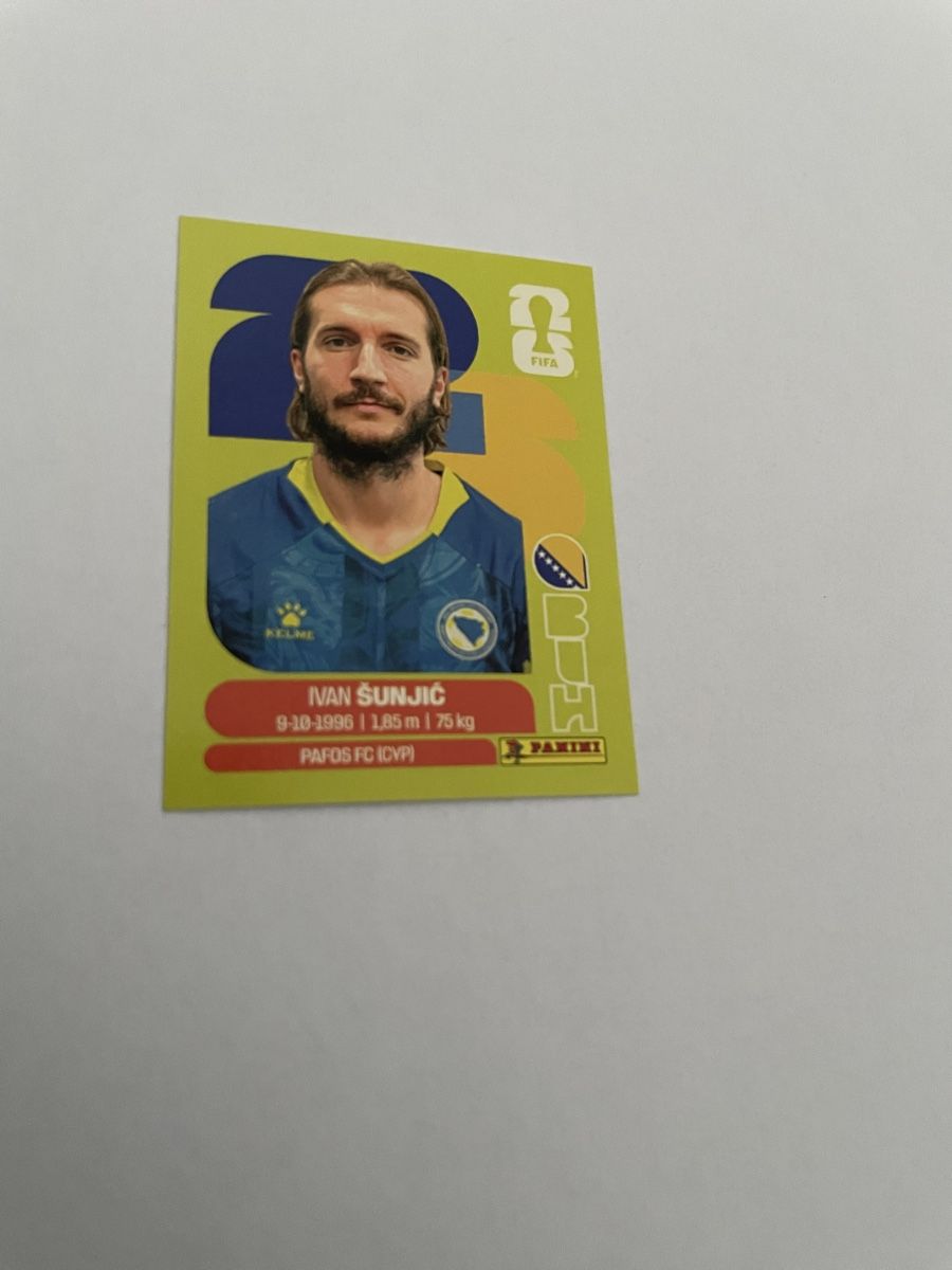 Panini Carte collezionabili: FIFA WM 2026 Ivan Sunjic BIH 11 – Nuovo (secondo la descrizione) da Winterthur venduto da Cobraforce