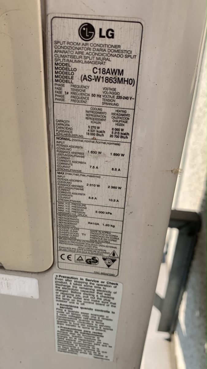 LG Condizionatori: LG Split-Klimaanlage – Usato da Zürich venduto da Syossmen 9