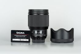 Sigma DG 85mm 1.4 Art zu Nikon F- Mount