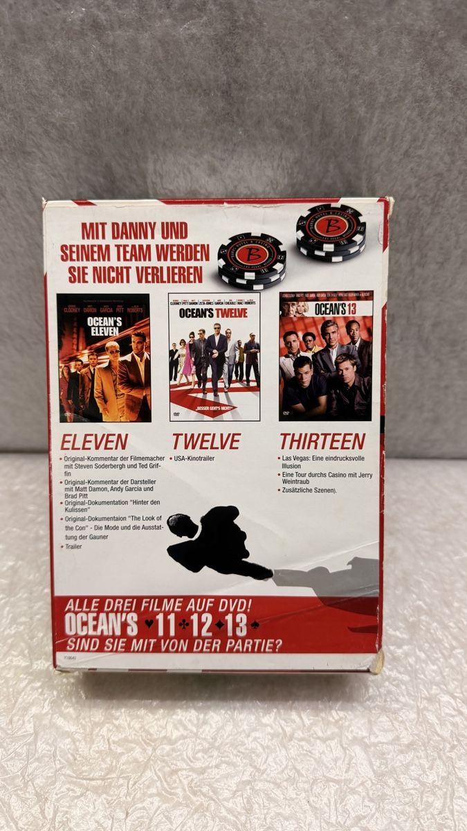 Tous les DVDs: Ocean's Trilogie DVD Box: 11, 12 & 13 – D'occasion à Rotkreuz par perlengott 2