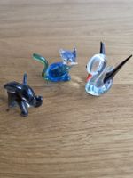 3 Murano Glas Figuren