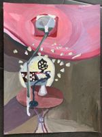 Stilleben LichtinstallationAcryl 36x48cm