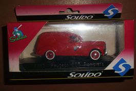 SOLIDO     °°° VOITURE  POMPIER PEUGEOT 203  °°°  1/43 ème