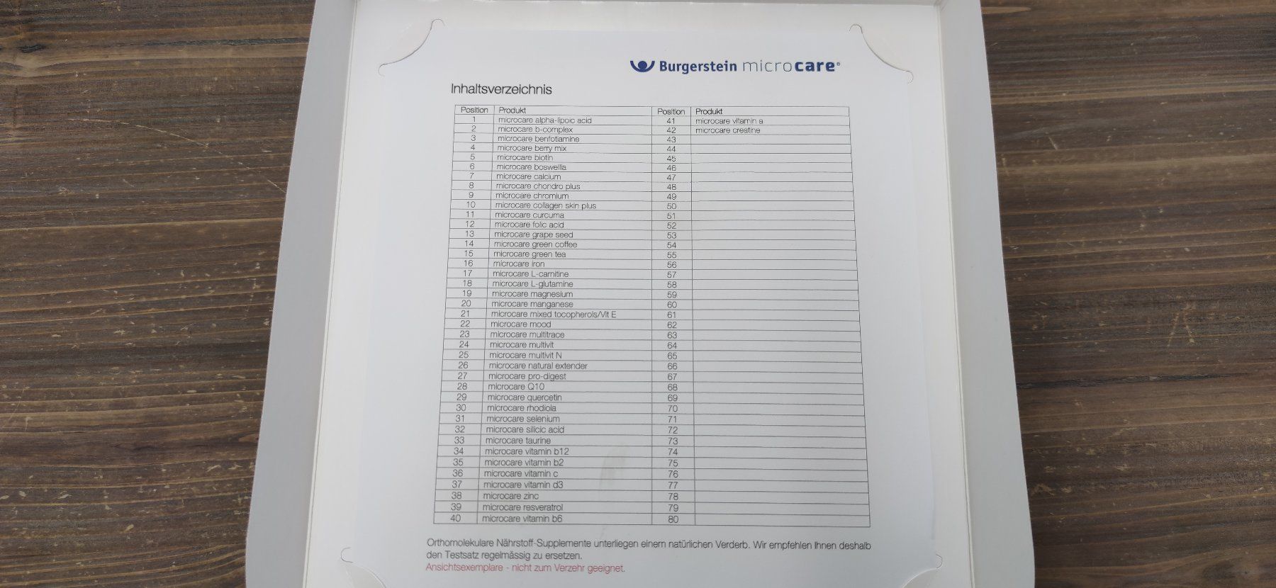 Attrezzature mediche: 4 Testätze Burgerstein, Sanum, Vitals – Usato da Eiken venduto da alipanther01 2