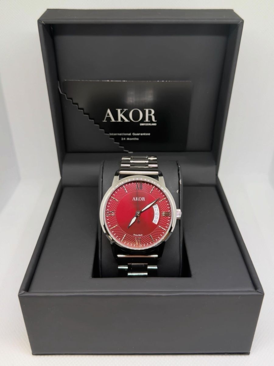 Orologi: AKOR RED CRYSTAL – Nuovo e nell'imballaggio originale da Bulle venduto da GMS-9