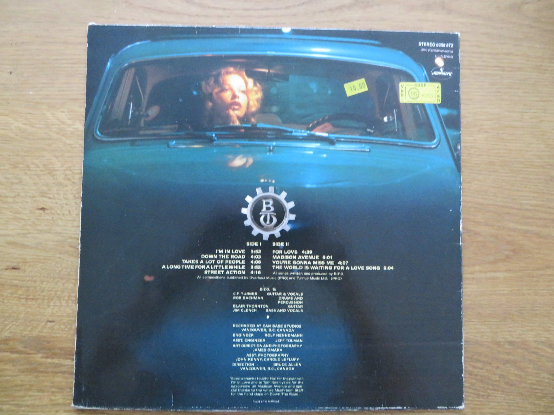 Dischi in vinile: BACHMAN TURNER OVERDRIVE STREET ACTION – Nuovo (secondo la descrizione) da Zürich venduto da max_cp5f 1