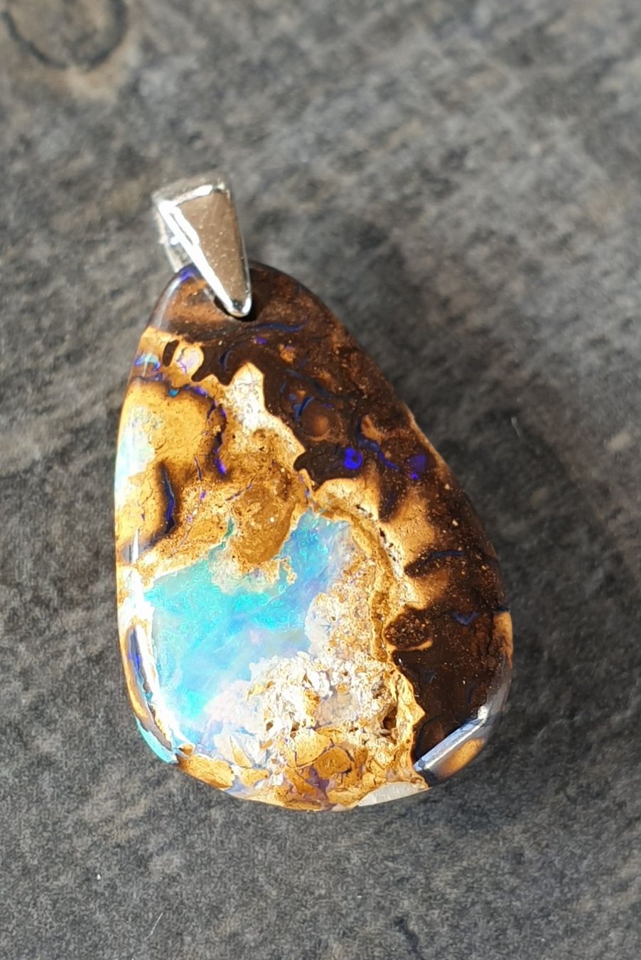 Anhänger: Yowah Opal Anhänger. – Neu (gemäss Beschreibung) aus Niederbüren von Raphael014