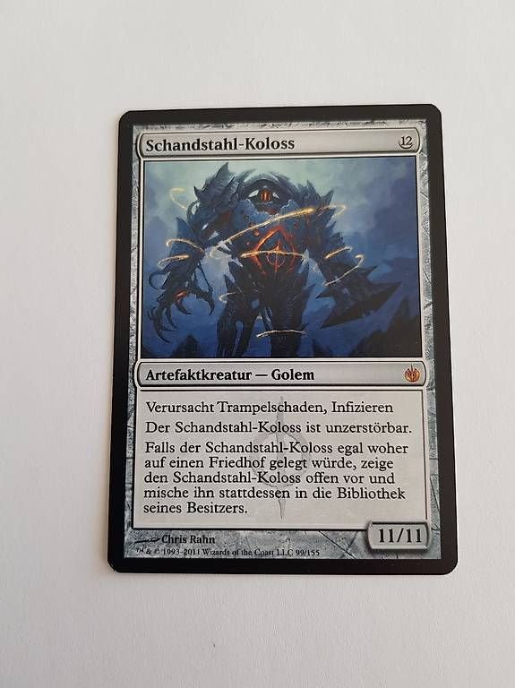 Sammelbilder & Trading cards: Magic the Gathering Blightsteel Colossus – Neu und originalverpackt aus Sennhof von Thorgal77