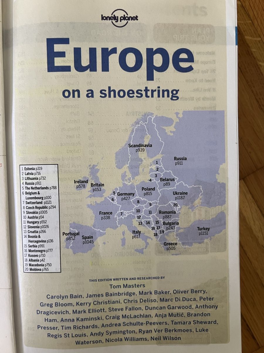 Libri: Lonely Planet Europe Travel Guide – Usato da Zürich venduto da Zurich_TimeCapsule 3