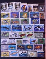 Timbres thème Poisson