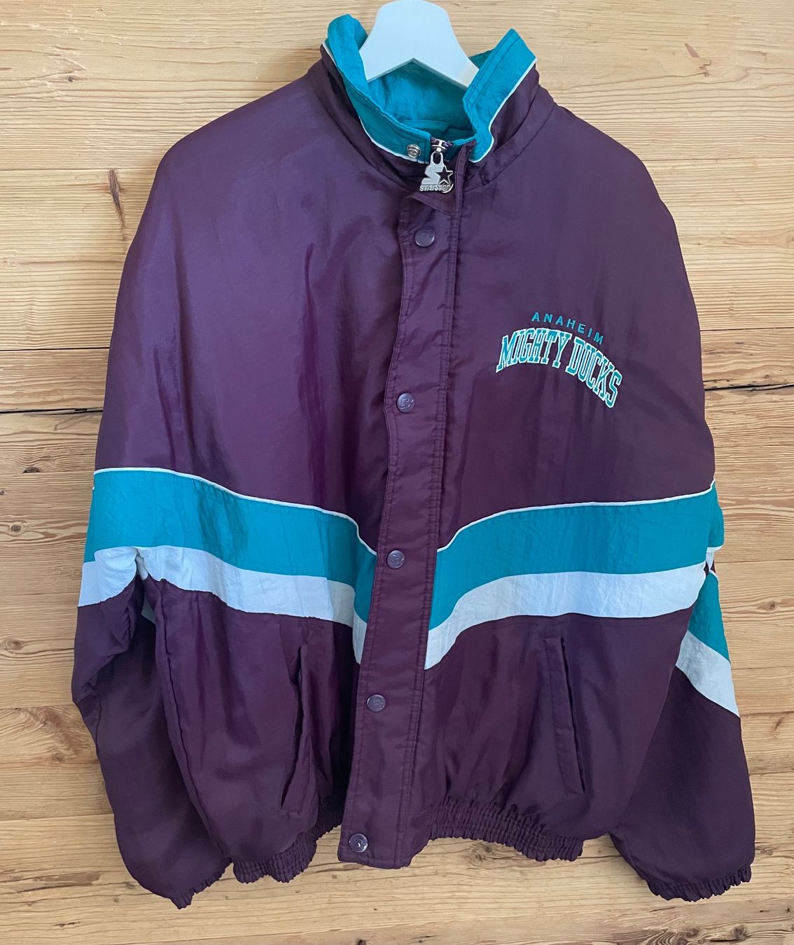 Starter Jacken: Mighty Ducks Starter Jacke Grösse L – Gebraucht aus Homburg von Vlinder3