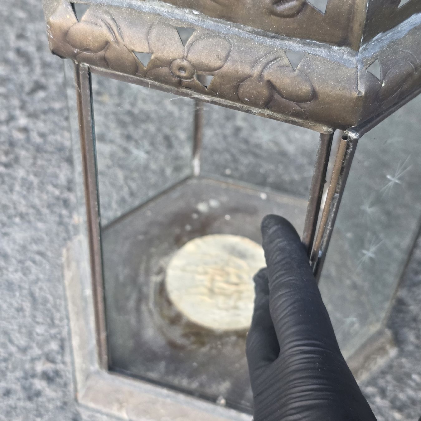 Lanterne: Laterne Metall Glas orientalisch 6-eckig  gebraucht – Usato da Rheinsulz venduto da Gilea 5