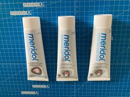 Meridol Blancheur · Lot de 3 tubes neufs