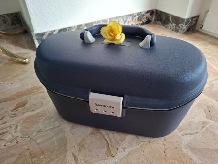 Samsonite Kosmetikkoffer, Dunkelblau, Top Zustand!