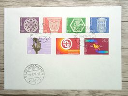 TR87 Enveloppe + Timbre Suisse 1974
