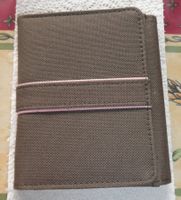 Portefeuille tissu kaki, fermeture bouton-pression, neuf 👌