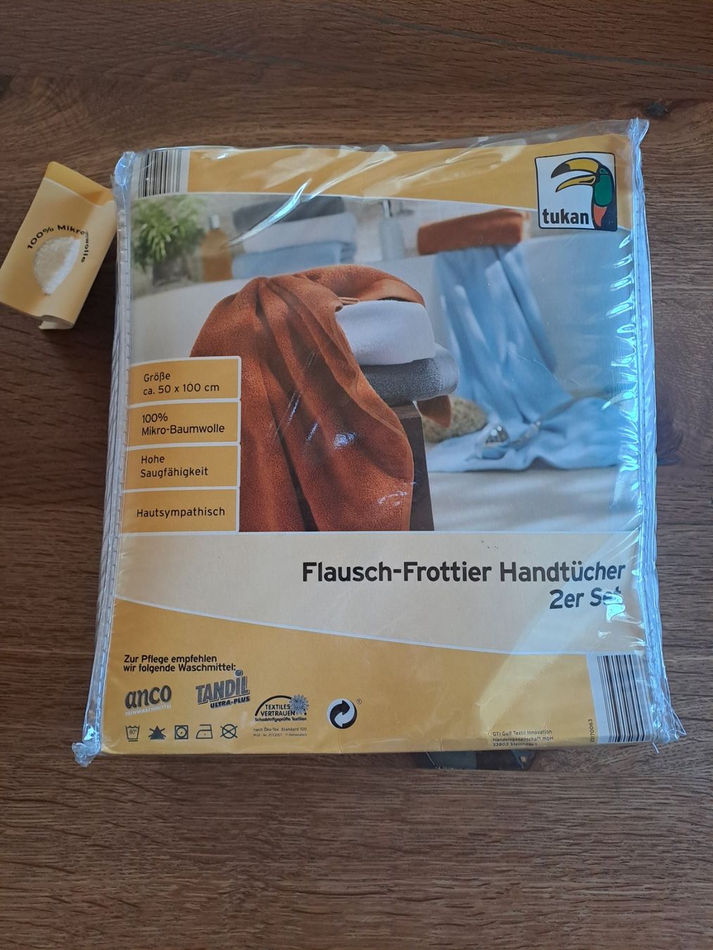Badetücher: Frotteetücher 2er Set ca. 50x100cm neuware – Neu und originalverpackt aus Wängi von Raettli10
