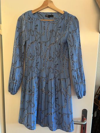Robe Maje bleu imprimé - Taille 34