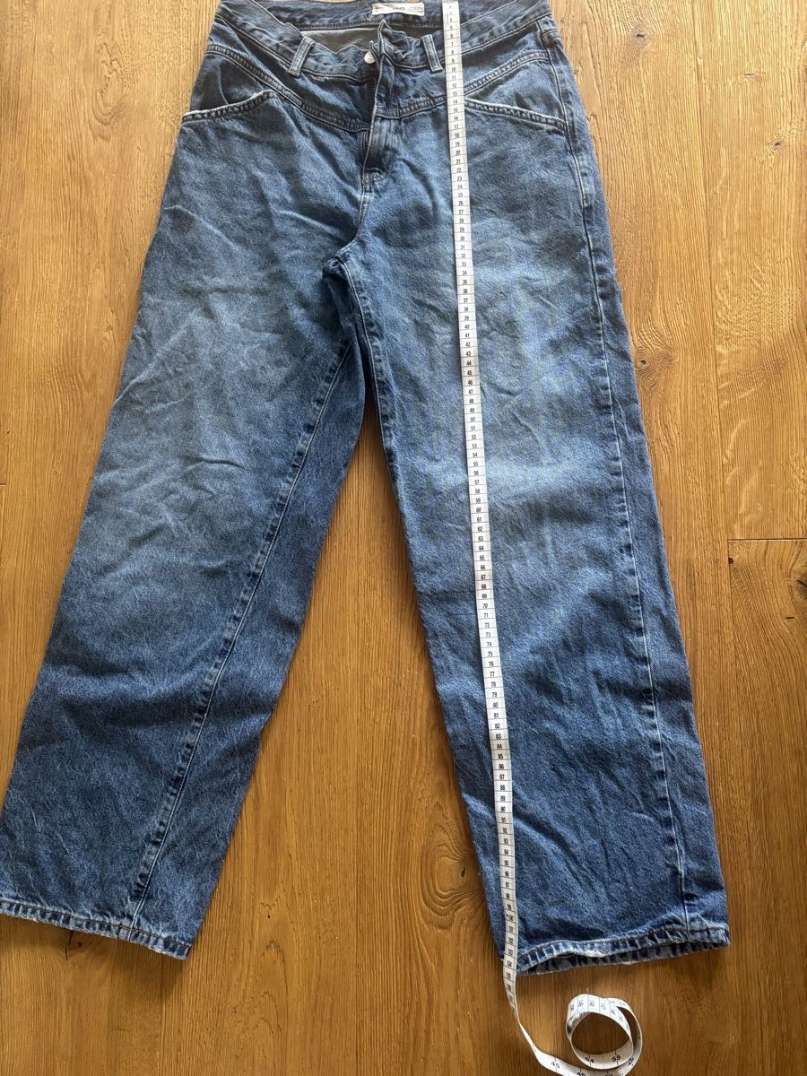 Mango Jeans: Damen Jeans Mango blau weit geschnitten – Usato da Biel-Benken BL venduto da frauvomfluss 5
