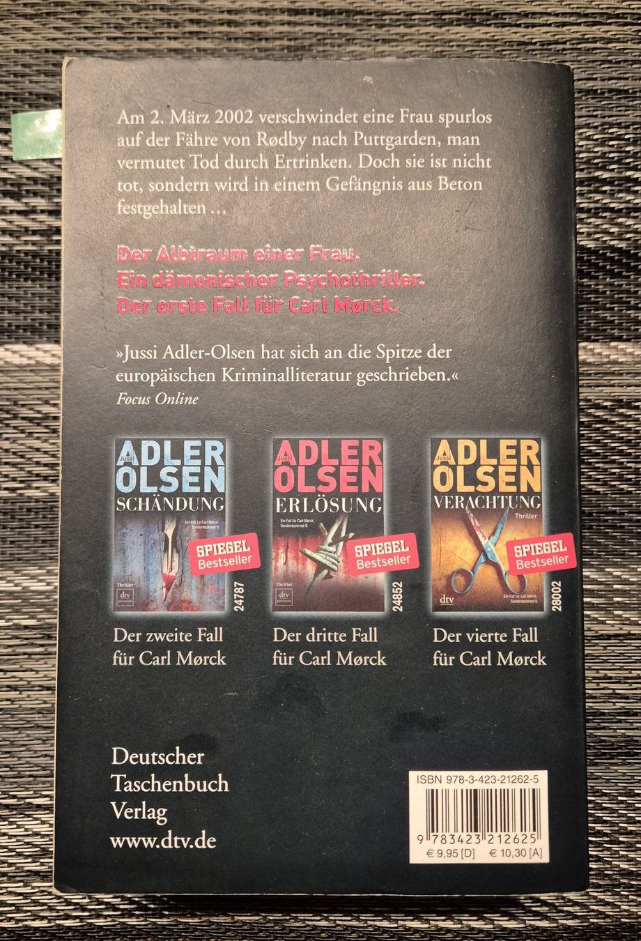 Bücher: Jussi Adler Olsen: "Erbarmen" – Gebraucht aus Rüttenen von Mushorn 1