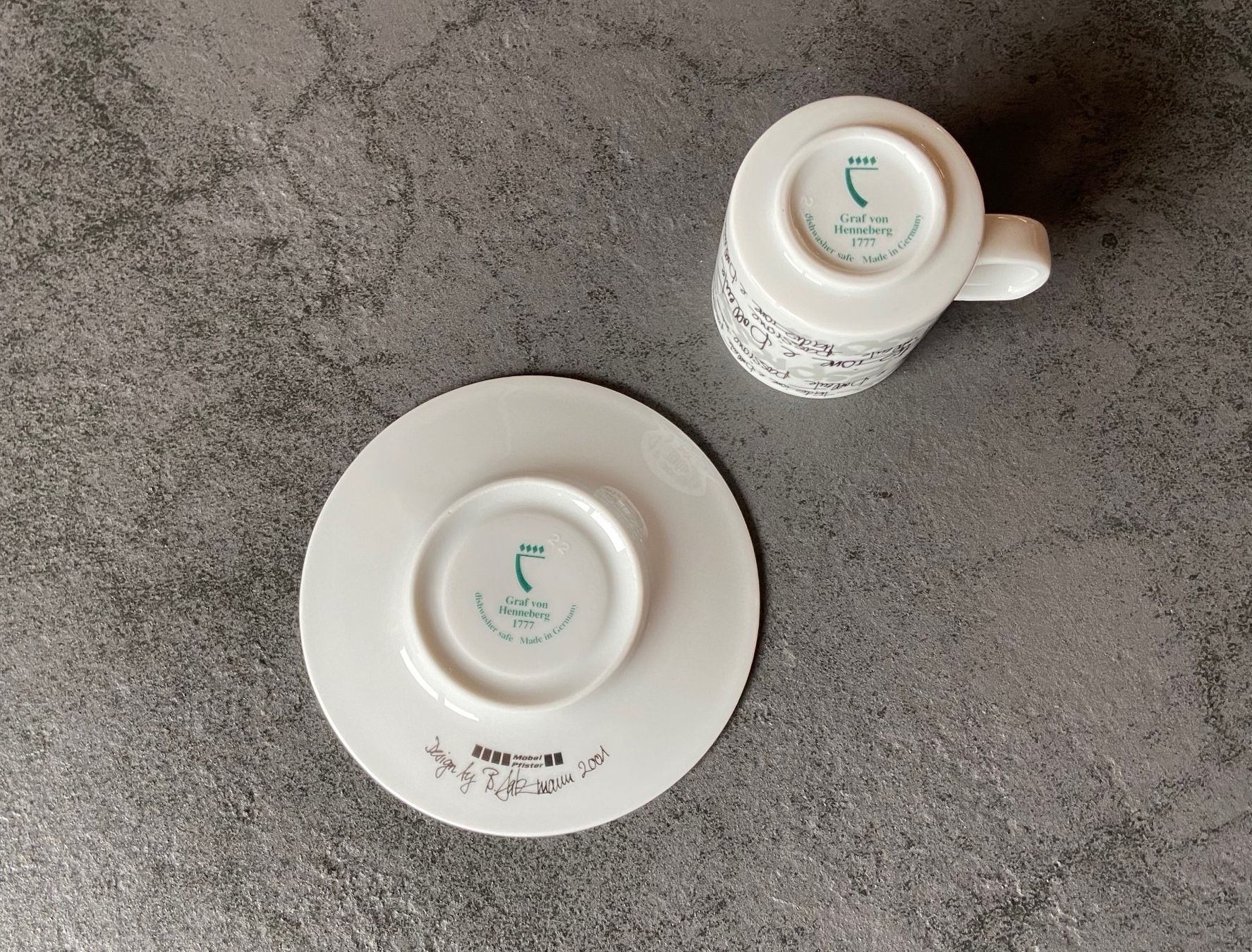 Pfister Tazze: Espressotasse Möbel Pfister 2001 – Usato da Birr venduto da Jamonline 2