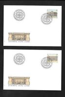 2 FDC 797-798 Serie Einzelmarken Europamarken 22.5.1990