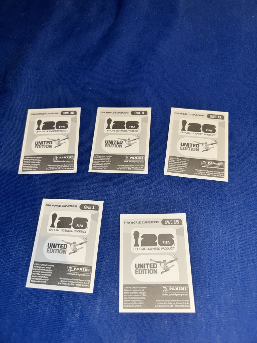 Panini Carte collezionabili: Schweden 5x panini – Nuovo (secondo la descrizione) da Olten venduto da Melxnie_46 1