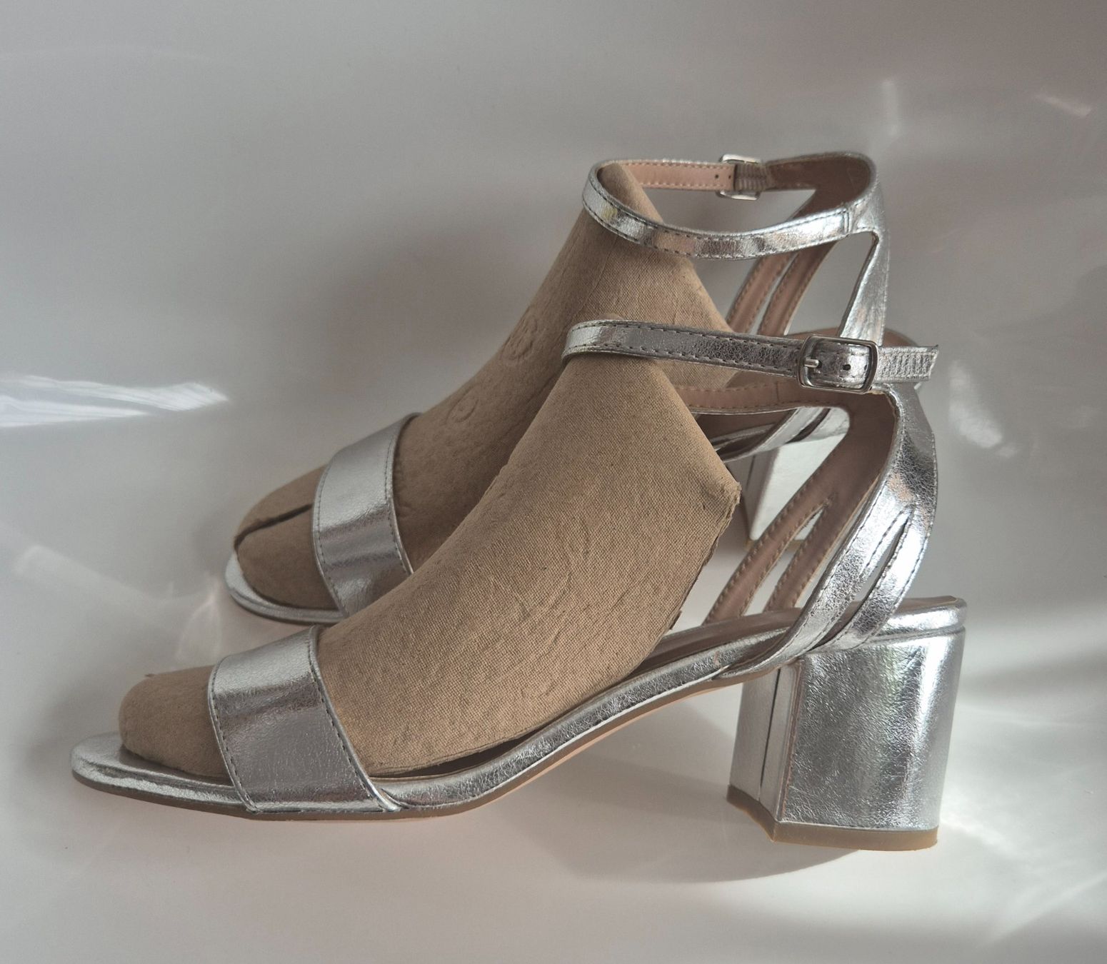 Anna Field Damenschuhe: Riemensandalette - silver, Gr. 39 – Gebraucht aus Volketswil von Dokinka 3