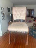 chaise salon en bois