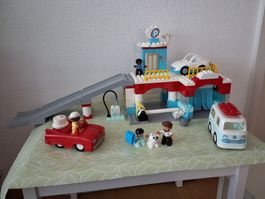 Lego Duplo Parkhaus und Autowaschanlage Set 10948