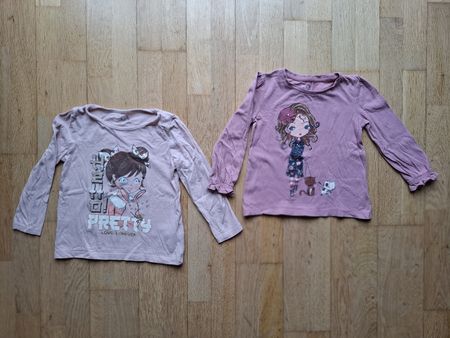 2 Langarmshirts, Pullover Grösse 98/104