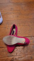 Tamaris Pumps Gr. 37 Pink Wildleder