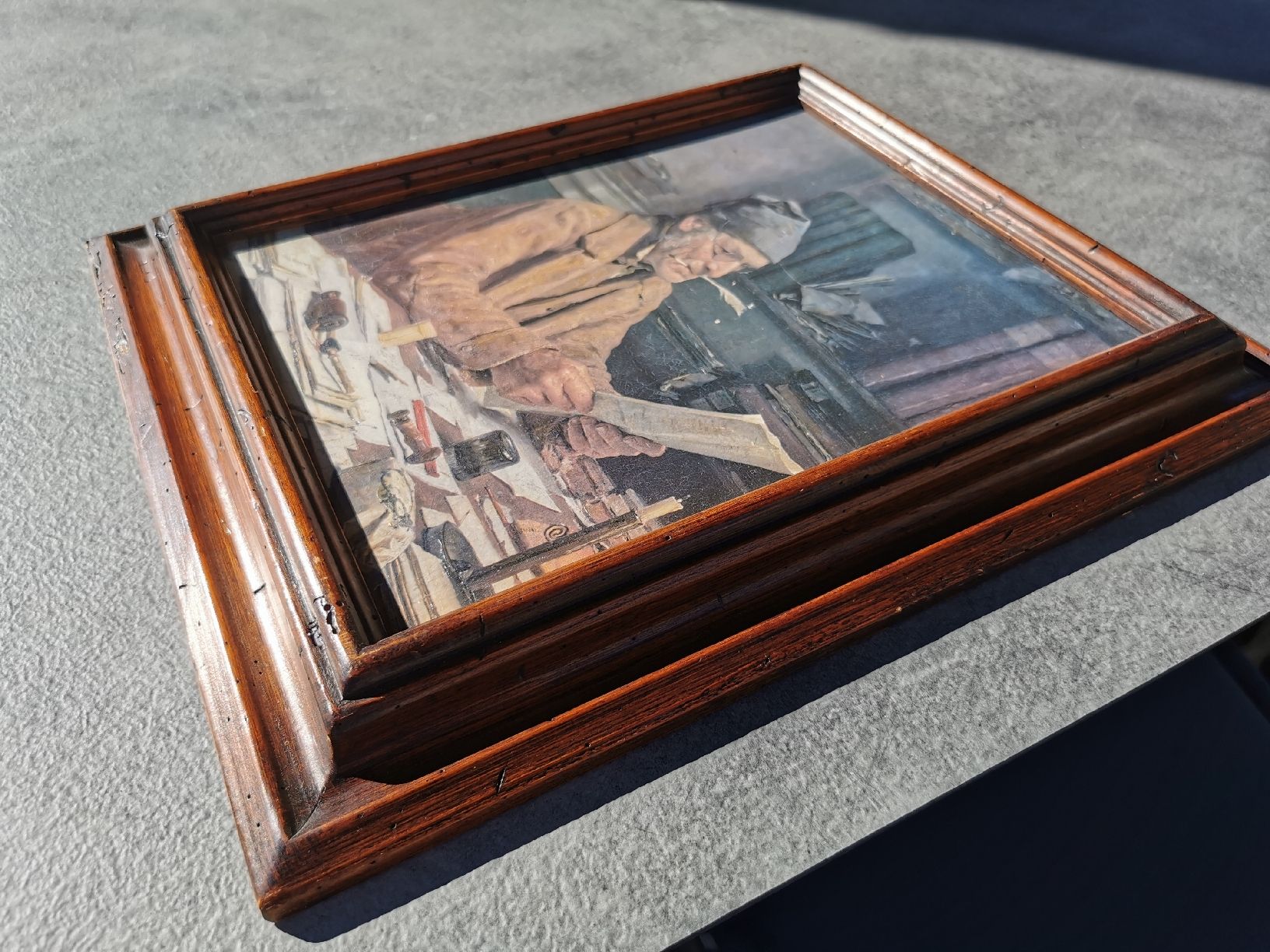 Foto & Immagini: Albert Anker "Der Gemeindeschreiber" Kunstdruck – Usato da Bergdietikon venduto da Allerlei.Dihei 2