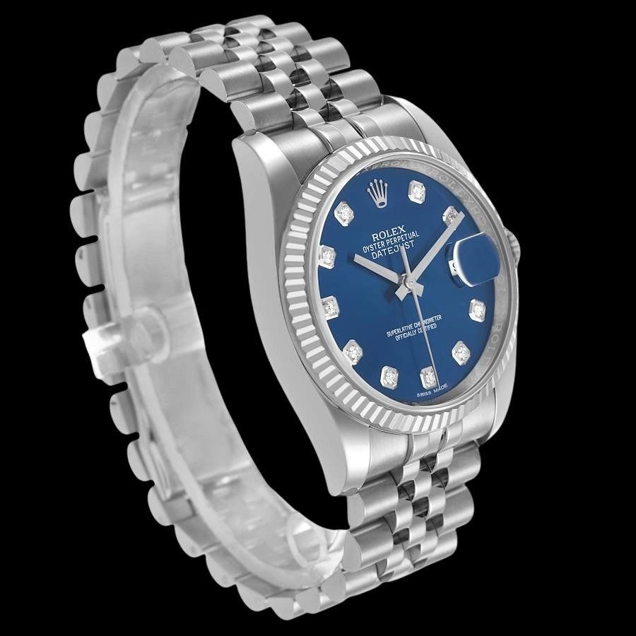 Rolex Uhren: ROLEX DATEJUST quadrante blu con diamanti, ref. 116234 – Gebraucht aus Grancia von Gioielleria_DoroTi 2
