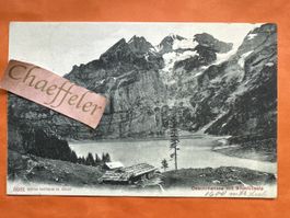  Oeschinensee Bluemlisalp gelaufen 1907
