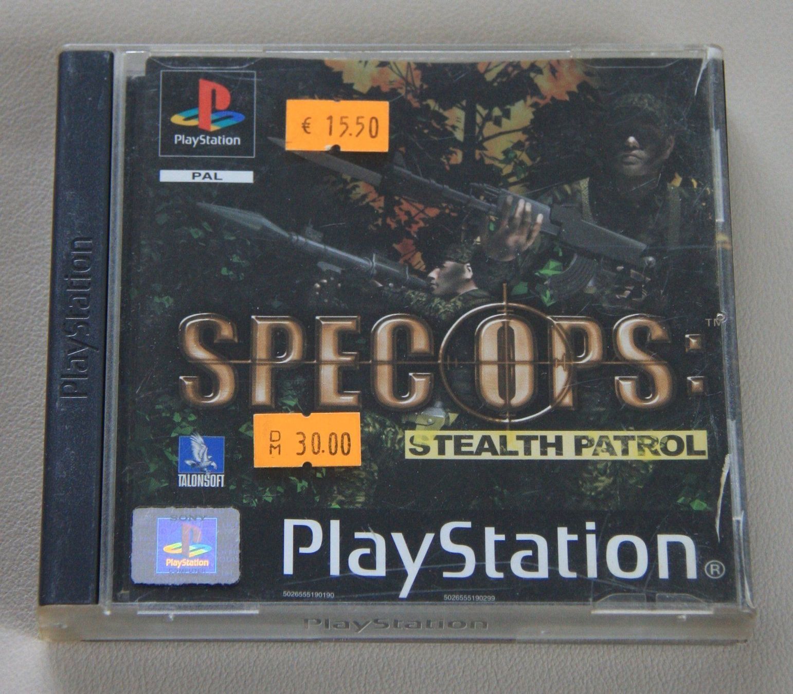Sony Giochi: Spec Ops Stealth Patrol PS1 – Usato da Fisibach venduto da Retrogames24