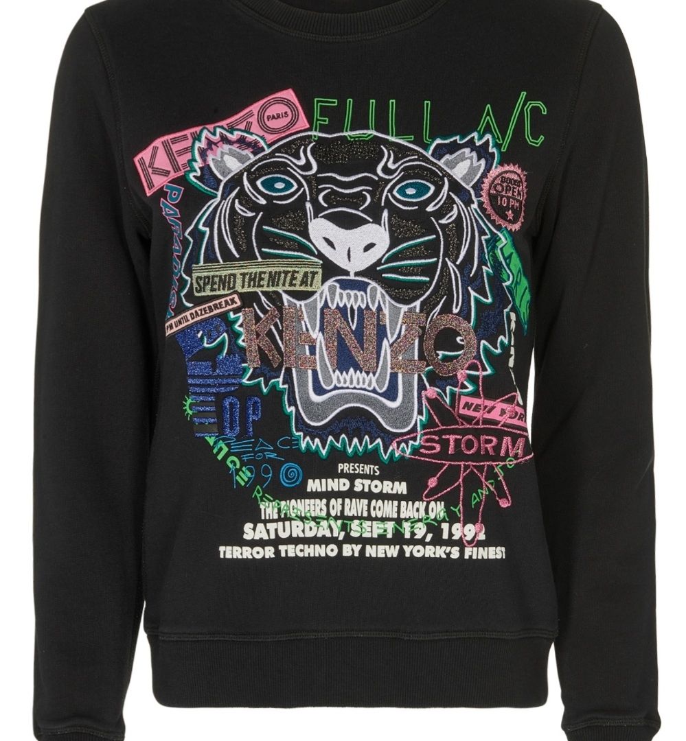 Kenzo Maglioni & Felpe: Kenzo Pullover, schwarz, Grösse M, Top Zustand! – Usato da Uster venduto da kgw78