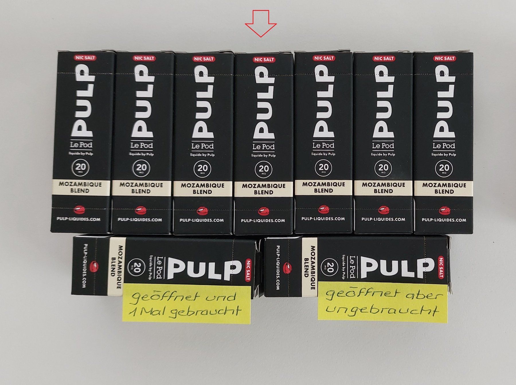 Autres tabacs: 9 Stk. E-Liquid Le Pod by Pulp Mozambique Blend , 10ml , neu – Neuf avec emballage d'origine à Zürich par Lacoste06
