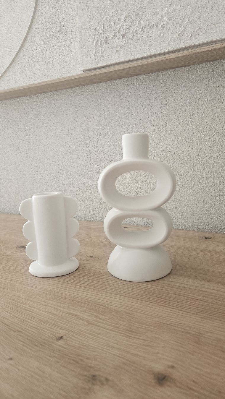 Maisons du monde Portacandele: Kerzenständer Weiss Maison du Monde – Usato da Wetzikon ZH venduto da ELIVNE