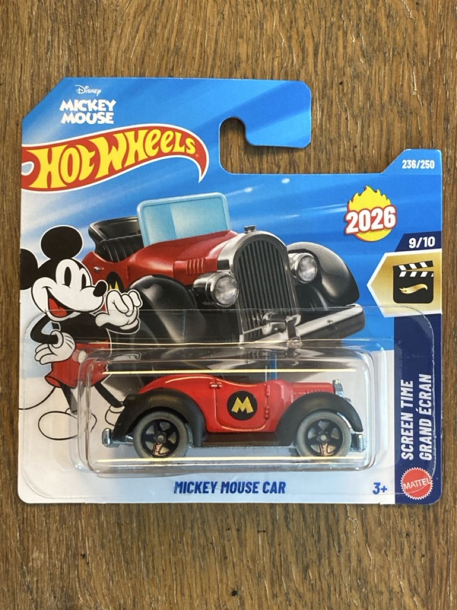 Hot Wheels Modellini d'auto: Hot Wheels Mickey Mouse Car – Nuovo e nell'imballaggio originale da Berg TG venduto da dadukeschlufi