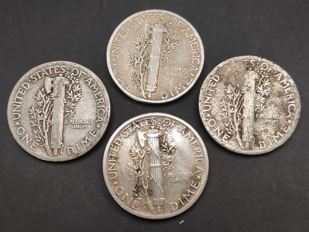 Tutti le monete: 4x Silber Dimes "Mercury" – Usato da Sirnach venduto da Trekk64 1