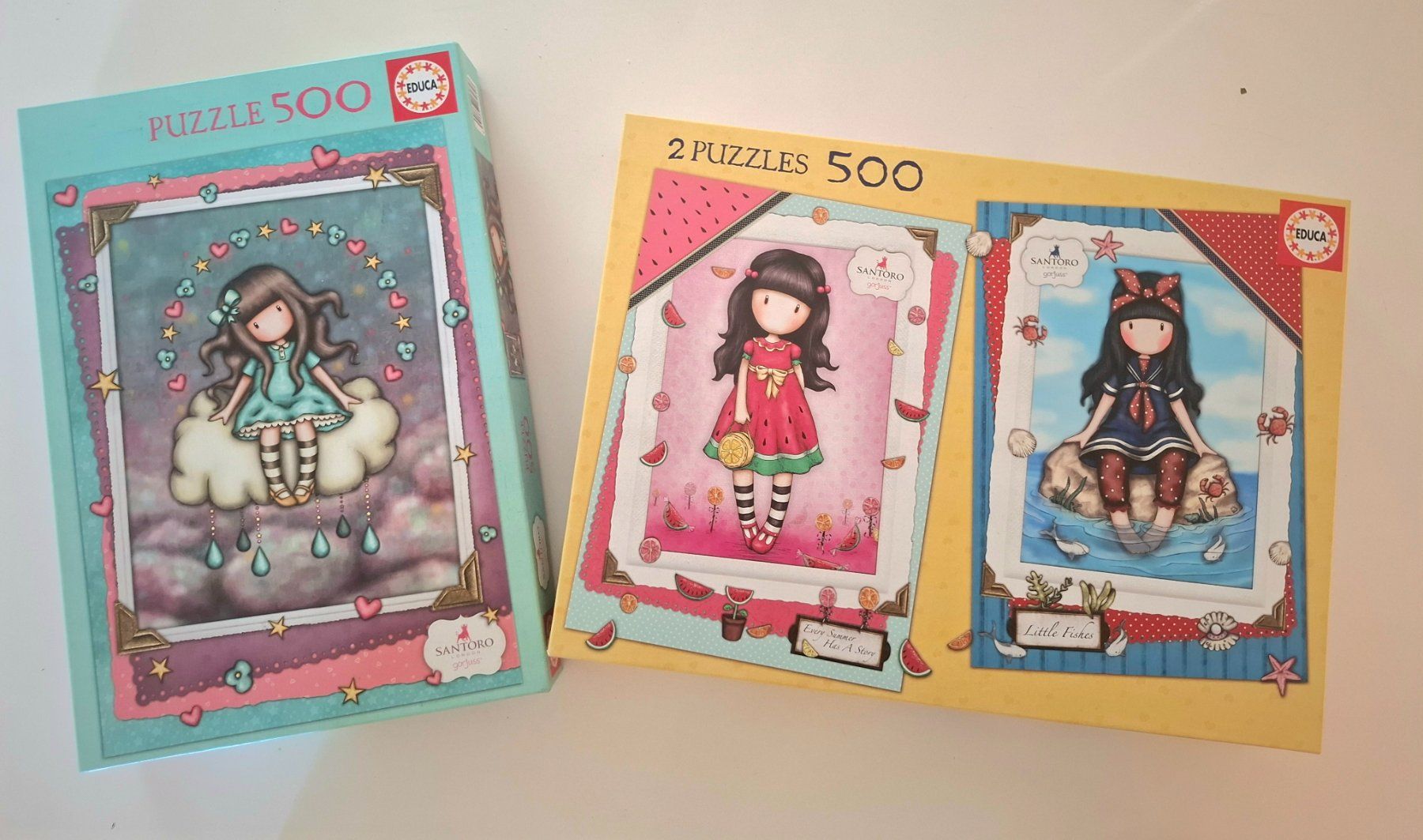 Educa Puzzle: 2 x Puzzles Santoro neuwertig – Nuovo (secondo la descrizione) da Basel venduto da Chahri