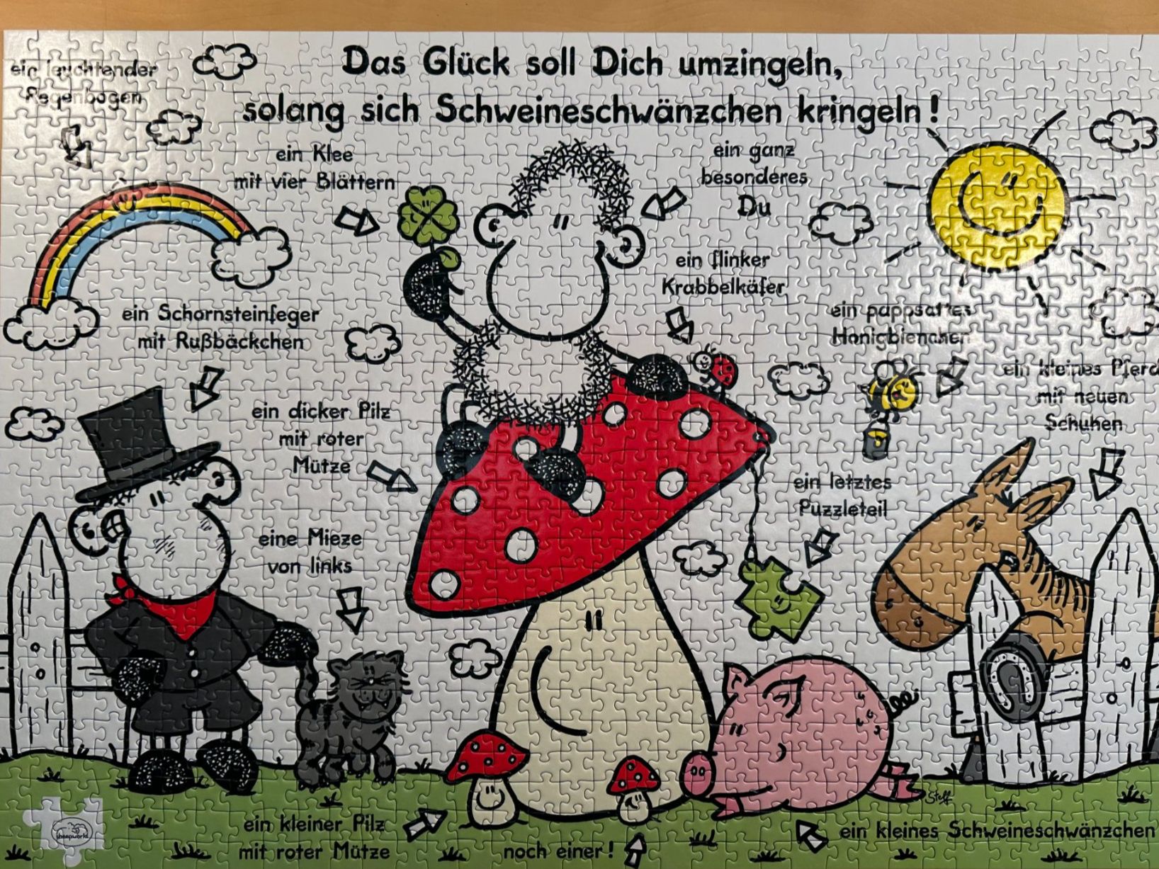 Ravensburger Puzzles: Ravensburger Puzzle SheepWorld. 1000Teile – Gebraucht aus Dürnten von RaschaKatz 1