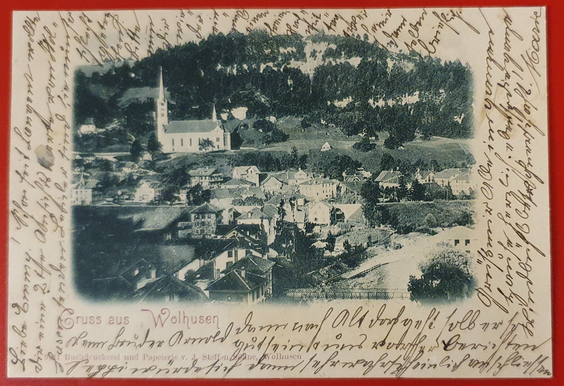 Ansichtskarten: Gruss aus Wolhusen 1899 – Gebraucht aus Kreuzlingen von Rschweiz1