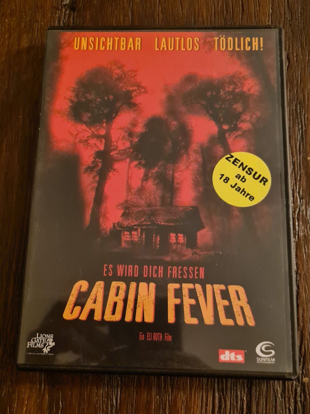 Tutti i DVDs: Cabin Fever (H) – Usato da Oberkirch LU venduto da ThE_CoLLecTor666