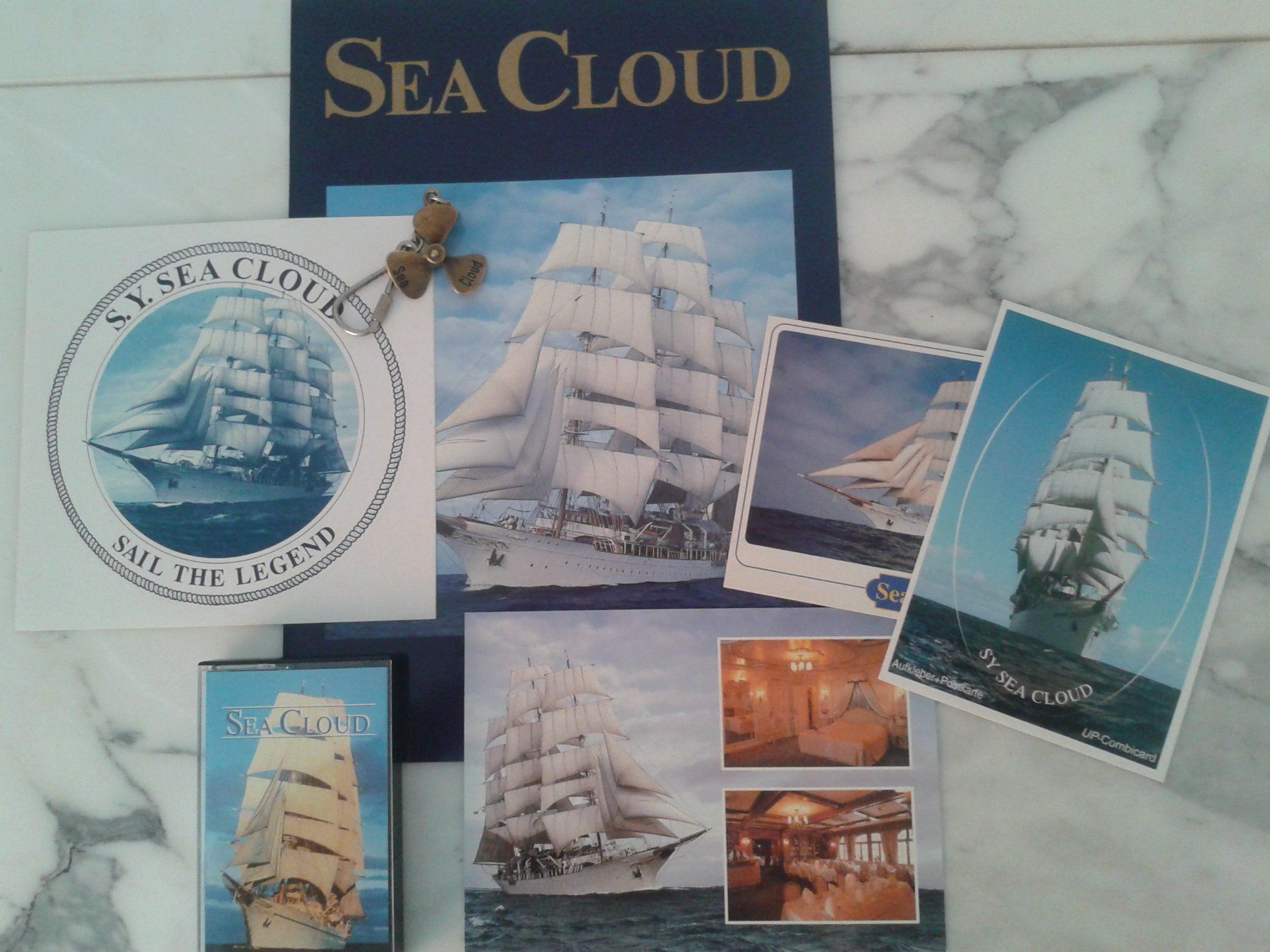 Portachiavi: S.Y. SEA CLOUD  Original Erinnerungsmaterial – Nuovo (secondo la descrizione) da Camorino venduto da Campellino 1
