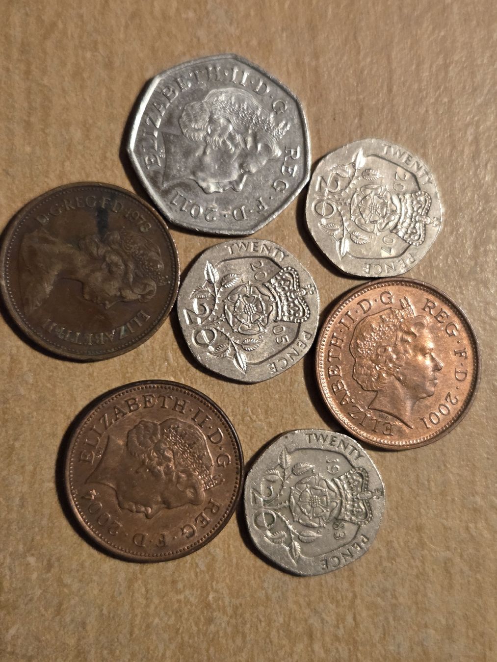 Tutti le monete: britische Münzen Pfund UK  – Usato da Dintikon venduto da Vexi