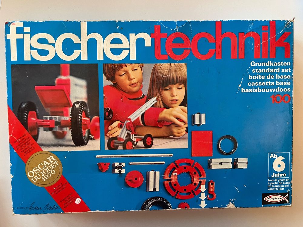 Fischer Technik Vintage, Grundkasten 100, ab 6 Jahren (Gebraucht) in ...