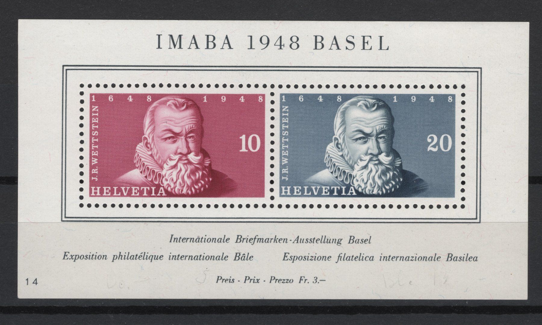Tutti i francobolli: 1948 IMBA Block NR. 14 / postfrisch – Usato da Oppligen venduto da alt_bis_neu
